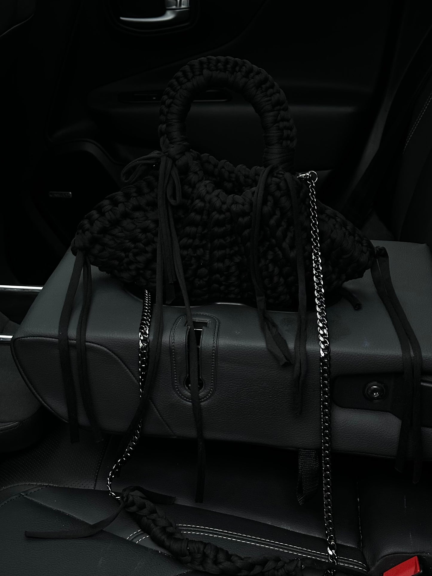 "Top Tier" Crossbody Bag- coal