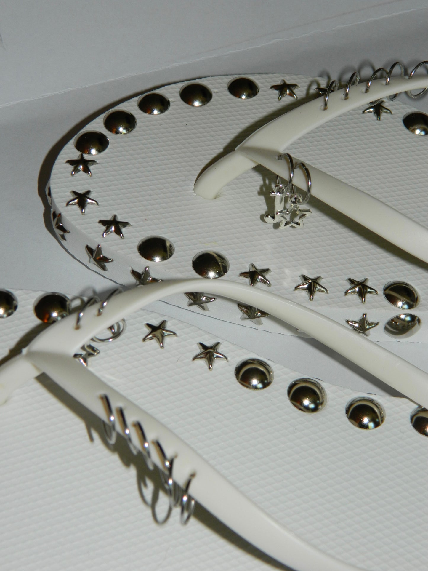 "Super Stunner" Flip Flops- white