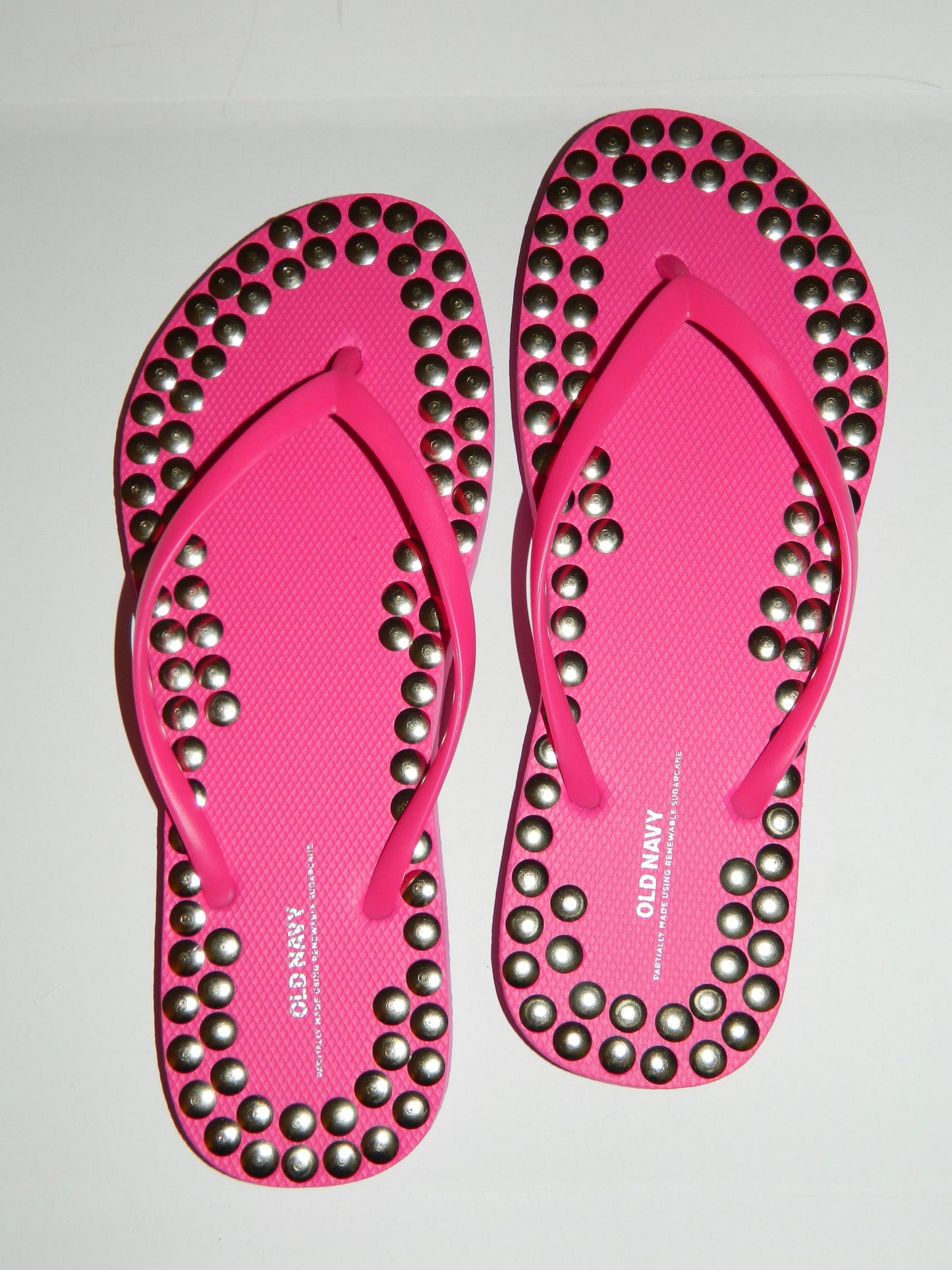 "Classic Stunner" Flip Flops- hot pink