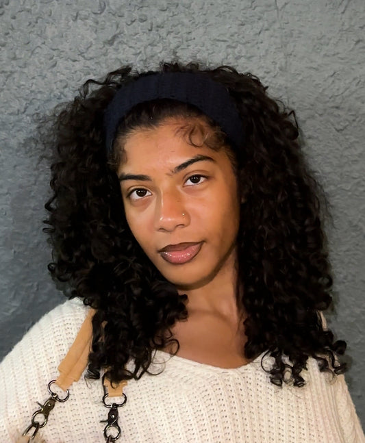 "All In" Headband- midnight (navy)